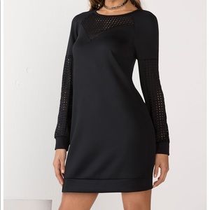Fabletics Mesh Black Dress Size S
